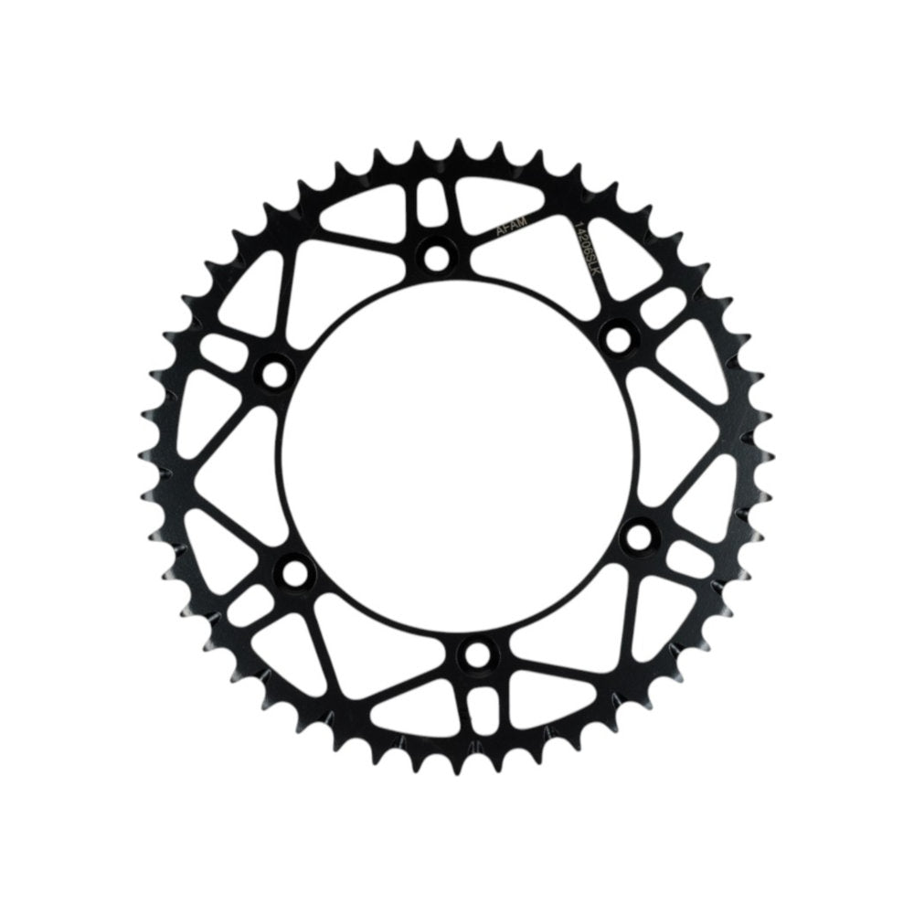 Corona AFAM SLK acciaio autopulente nero - 48 denti per BETA, GAS GAS, HUSQVARNA, RIEJU, SHERCO, SUZUKI cod. A14206S.48