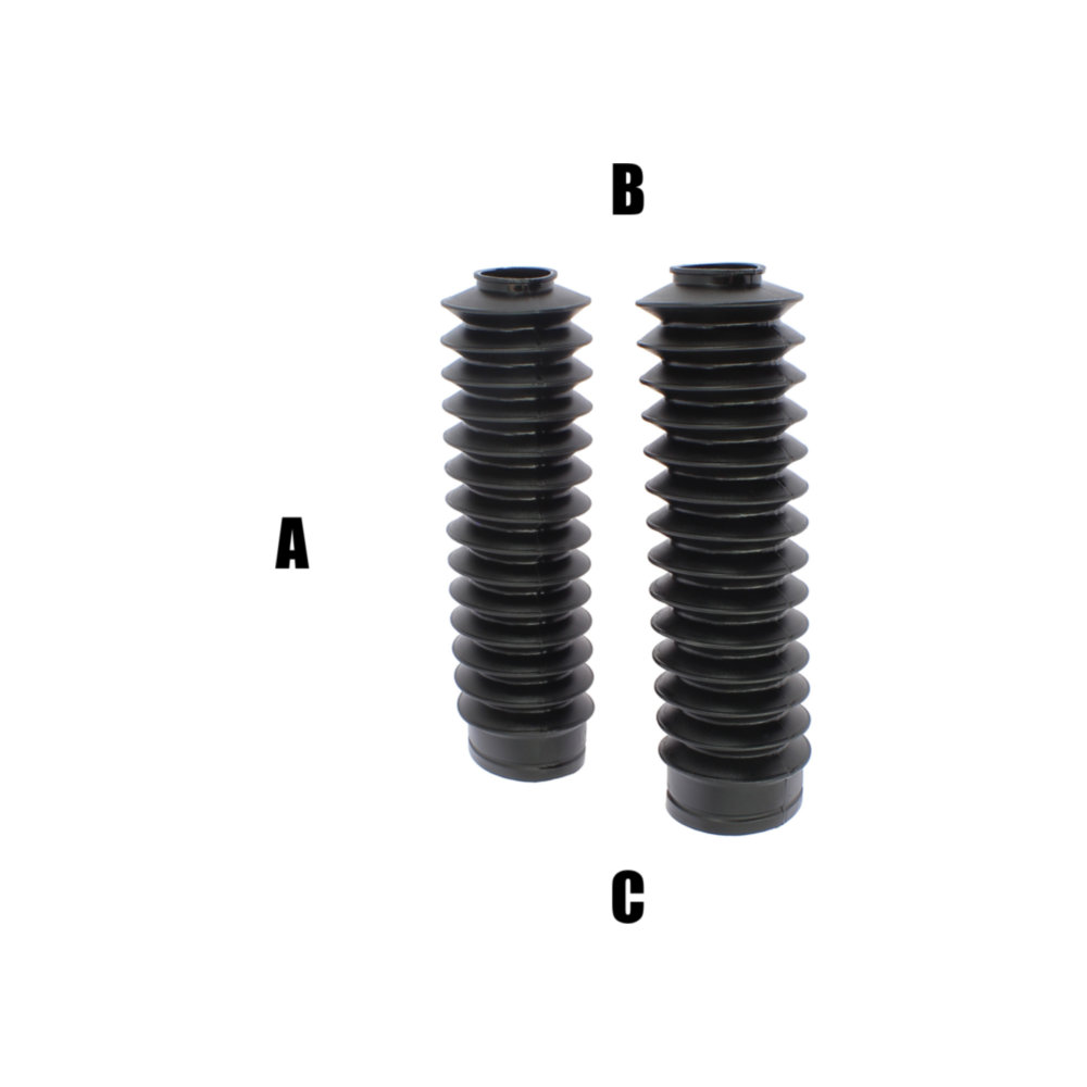 Soffietti per forcelle ø28/50 - lunghezza 215 mm - nero cod. AP1721N