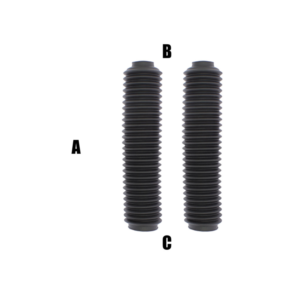Soffietti per forcelle ø26/45 - lunghezza 295 mm - nero cod. AP1727N