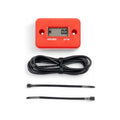 Contaore digitale a cavo non resettabile rosso cod. AT2199R