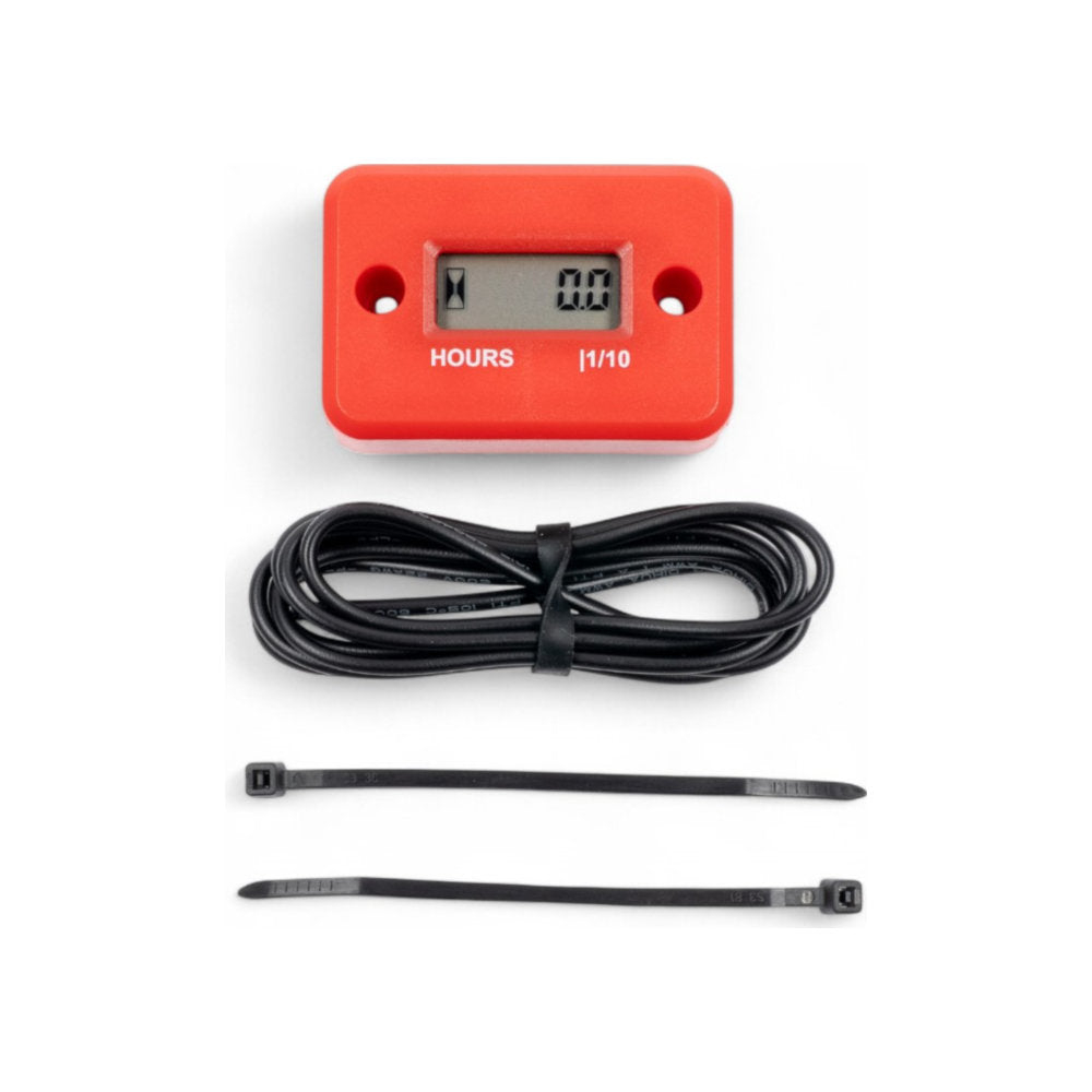 Contaore digitale a cavo non resettabile rosso cod. AT2199R