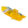 Fascette di cablaggio gialle 140 × 3,5 mm
