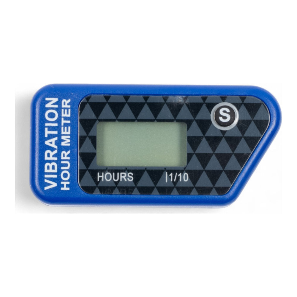 Contaore digitale a vibrazione con reset conteggio parziale blu cod. AT2210B