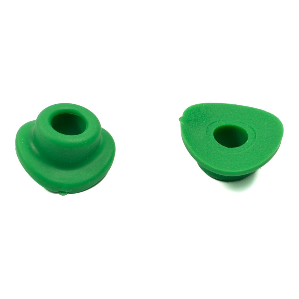 Gommino valvola camera d'aria verde (2 pezzi) cod. AV2314V
