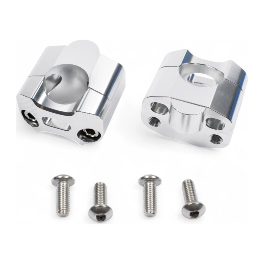 Adattatori rialzati da 25mm per passare da manubrio ø 22mm a ø 28,6mm cod. AV2342