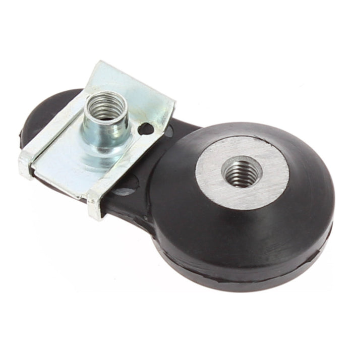 Silent block alluminio e gomma nera con clips, modello HUSQVARNA/KTM cod. AV3406