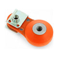 Silent block alluminio e gomma arancione con clips, modello HUSQVARNA/KTM cod. AV3406A