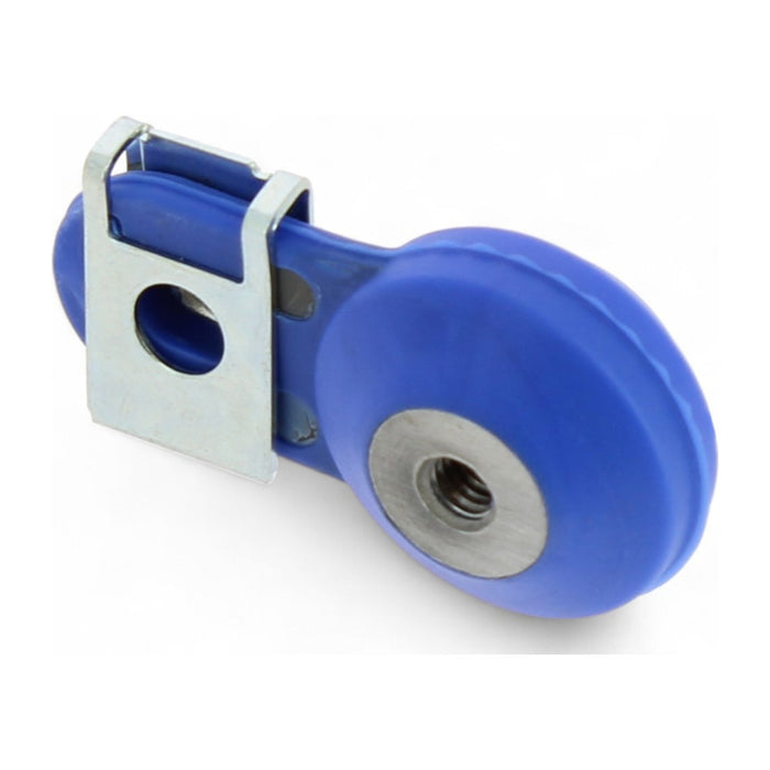 Silent block alluminio e gomma blu con clips, modello HUSQVARNA/KTM cod. AV3406B