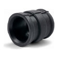 Manicotto silenziatore in gomma nero - ø interno 29mm da un lato/30mm dall'altro, lunghezza 45mm cod. AV3408