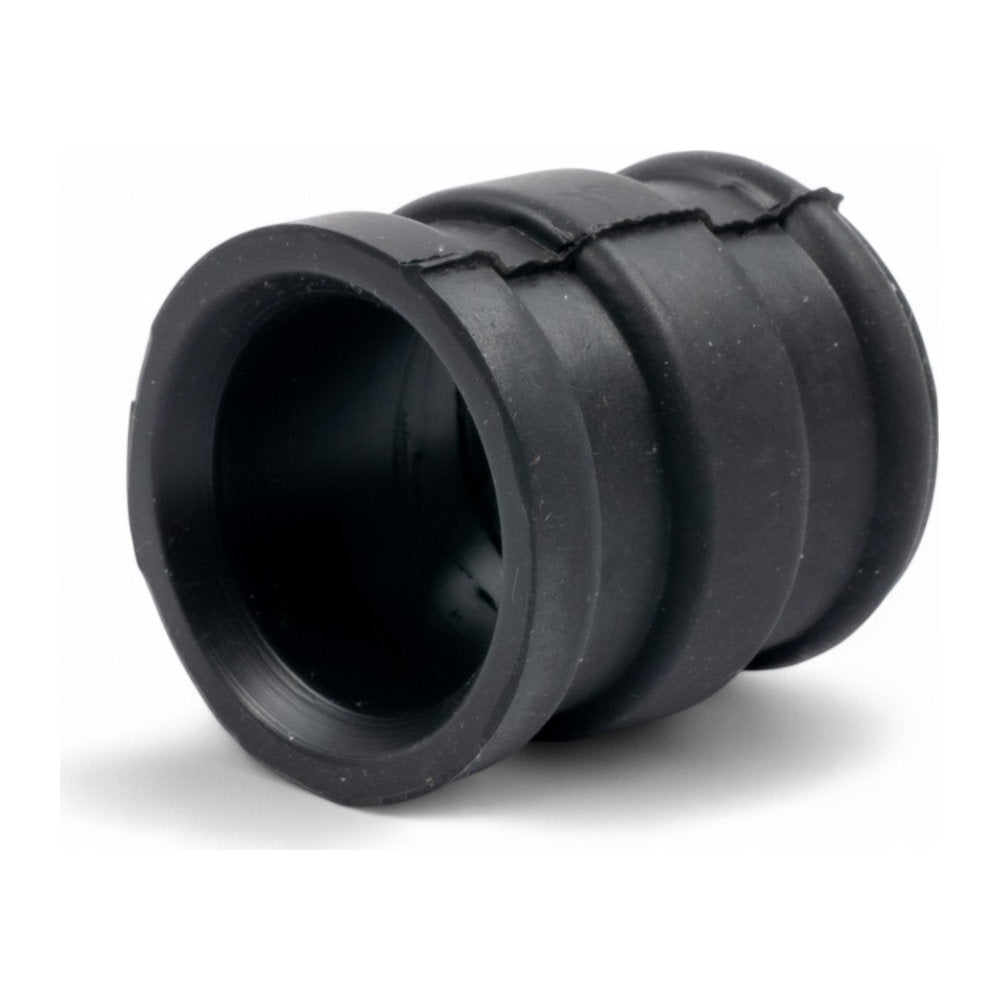Manicotto silenziatore in gomma nero - ø interno 29mm da un lato/30mm dall'altro, lunghezza 45mm cod. AV3408