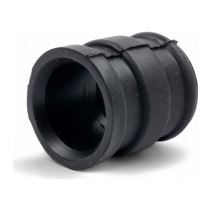 Manicotto silenziatore in gomma nero - ø interno 29mm da un lato/30mm dall'altro, lunghezza 45mm cod. AV3408