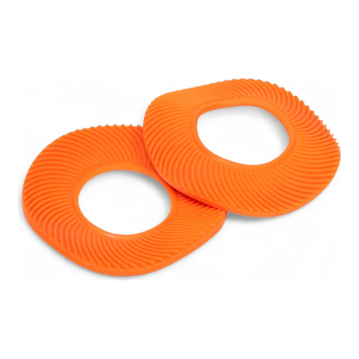 Coppia anelli in gomma per manopole - Arancione cod. AV3412A