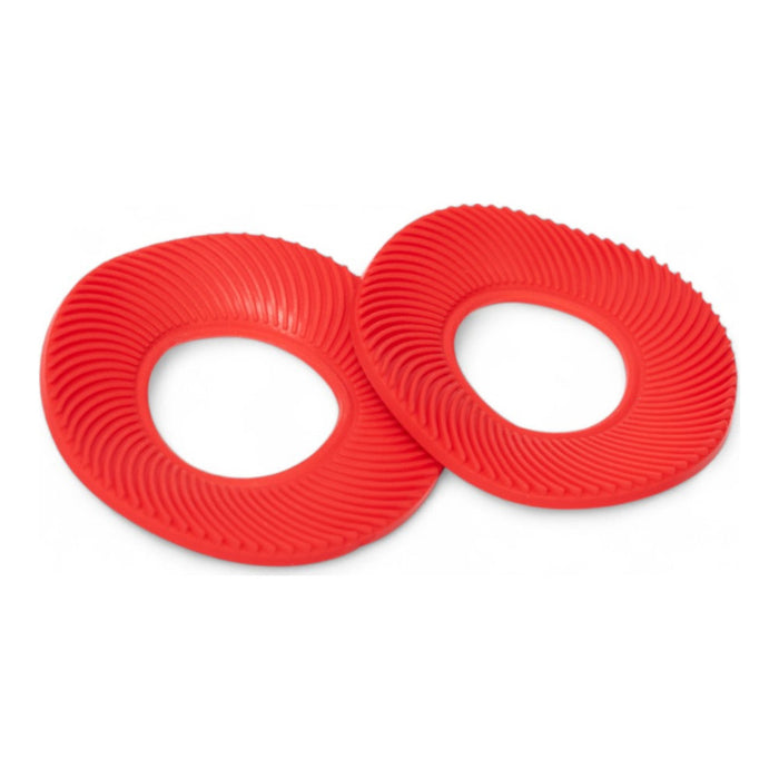 Coppia anelli in gomma per manopole - Rosso cod. AV3412R