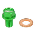 Tappo drenaggio olio con inserto magnetico M10 x 15mm passo 1,50 per KAWASAKI cod. AV3443V