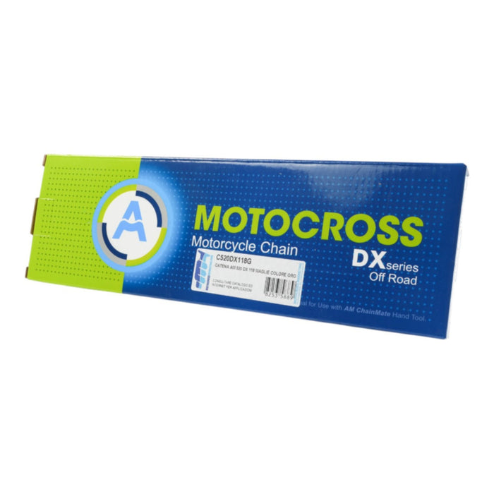 Catena AM 520 DX - 118 maglie - Oro cod. C520DX118G