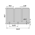 Lamelle CARBONO RACING per YAMAHA cod. CRB192
