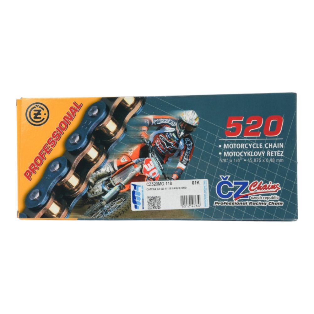 Catena CZ 520 M - 118 maglie - Oro cod. CZ520MG.118