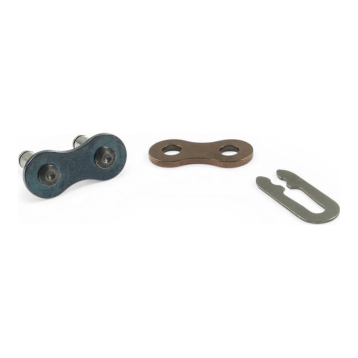 Maglia giunto CZ - per catena 520 M e RD - Oro cod. CZSC520M