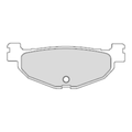Pastiglie freno posteriori DP BRAKES per YAMAHA cod. DP540