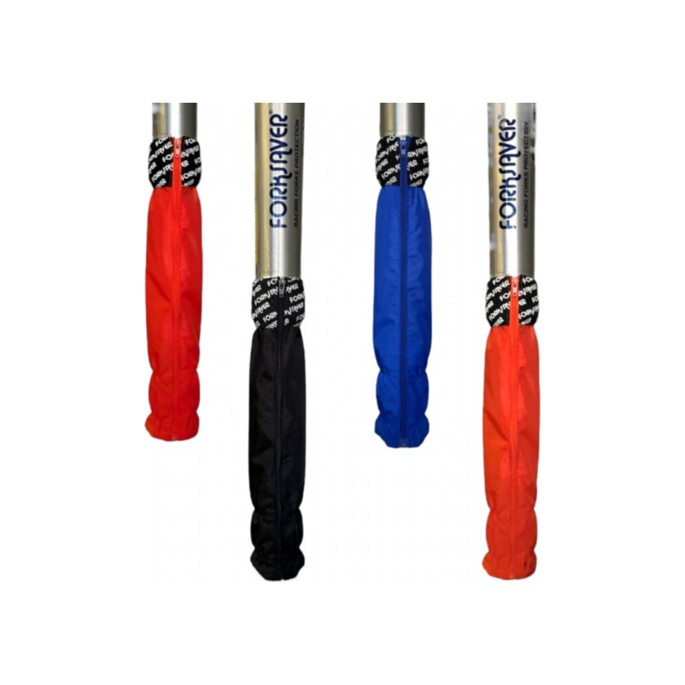 FORKSAVER ZIP - con cerniera, per steli rovesciati da 45 a 48mm - rosso cod. FS301R