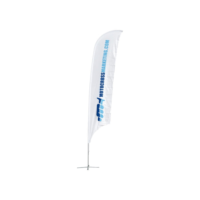Bandiera MOTOCROSS MARKETING con borsone, struttura e base - 460 x 80cm cod. GD200