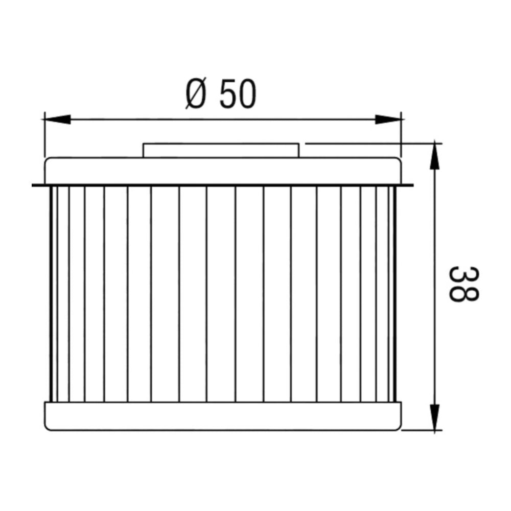 Filtro olio HI-FLO per HONDA cod. HF103