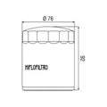 Filtro olio HI-FLO per HARLEY DAVIDSON cod. HF170
