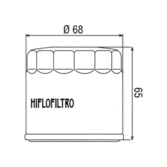 Filtro olio HI-FLO per BENELLI, TRIUMPH cod. HF191