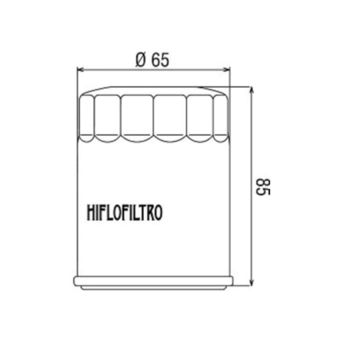 Filtro olio HI-FLO per POLARIS cod. HF196
