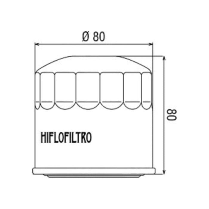 Filtro olio HI-FLO per HONDA, KAWASAKI cod. HF202