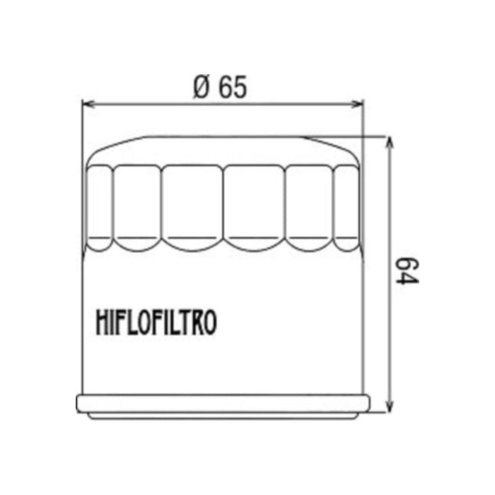 Filtro olio HI-FLO per HONDA, KAWASAKI, MV AGUSTA, TRIUMPH, YAMAHA cod. HF204