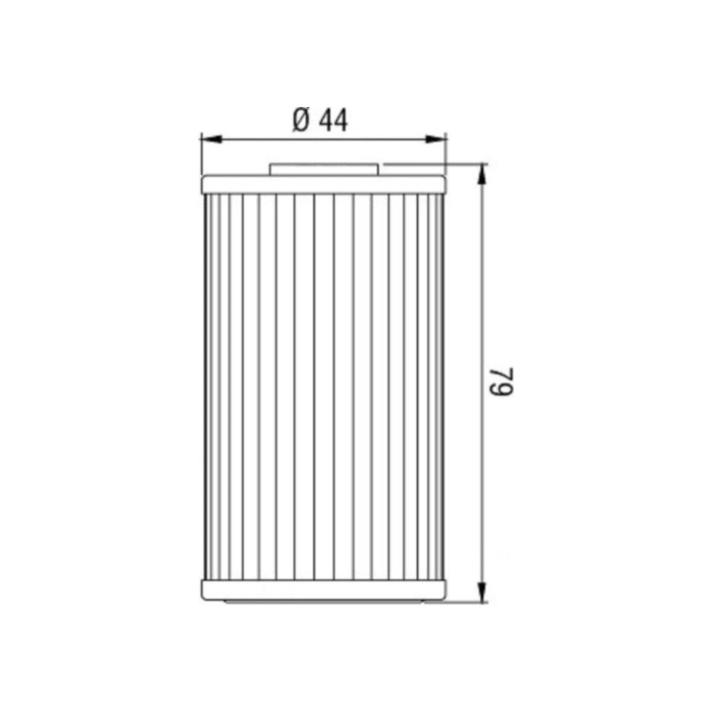 Filtro olio HI-FLO per KYMCO cod. HF562