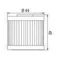 Filtro olio HI-FLO per KYMCO cod. HF566