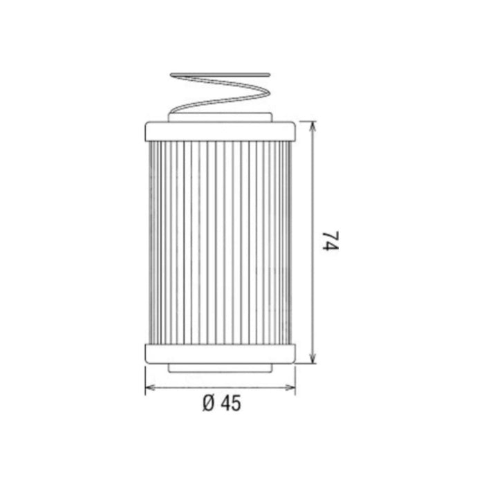 Filtro olio HI-FLO per MV AGUSTA cod. HF567