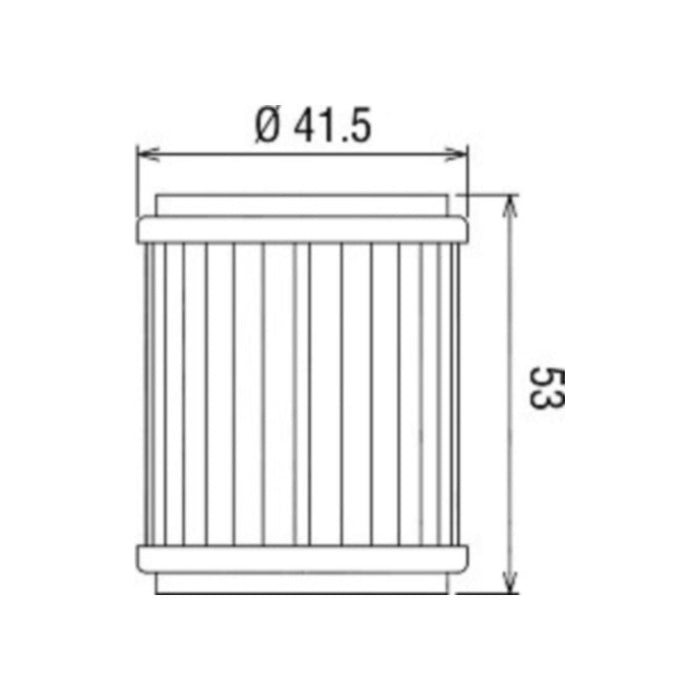 Filtro olio HI-FLO per HUSQVARNA, KTM cod. HF651