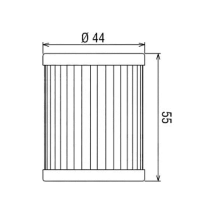 Filtro olio HI-FLO per SUZUKI, YAMAHA cod. HF972