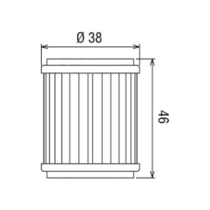 Filtro olio HI-FLO per YAMAHA cod. HF981