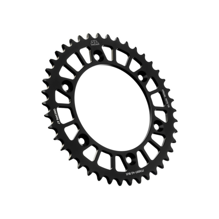 Corona JT ergal RACELITE nera per CF MOTO, GAS GAS, HUSABERG, HUSQVARNA, KOVE, KTM, STARK FUTURE, TRIUMPH cod. JTA897.42N