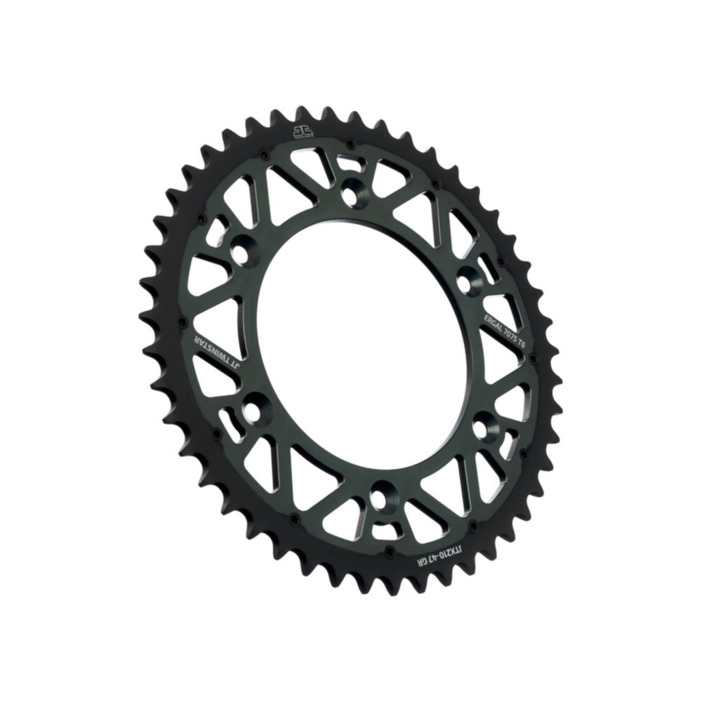 Corona JT TWINSTAR bi-metallo grigio per HONDA cod. JTX210.47GR
