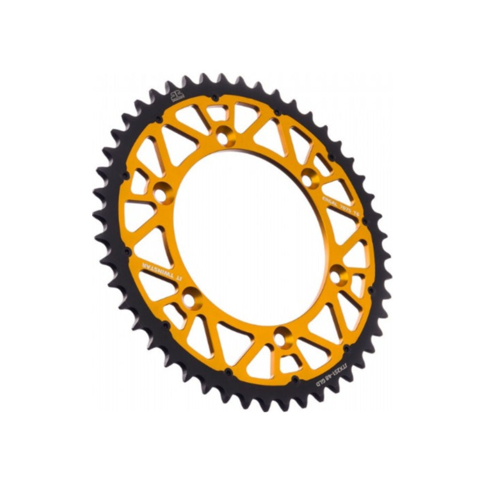 Corona JT TWINSTAR bi-metallo oro per FANTIC, YAMAHA cod. JTX251.48O