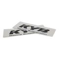 Adesivi forcelle logo KYB nero (2 pezzi) cod. KYB1700100001
