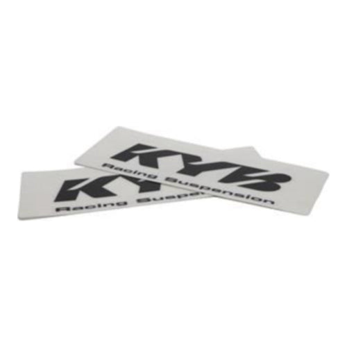 Adesivi forcelle logo KYB nero (2 pezzi) cod. KYB1700100001