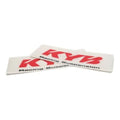 Adesivi forcelle logo KYB rosso (2 pezzi) cod. KYB1700100002