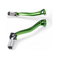 Leva cambio in alluminio forgiato KX 450 F 06-15 verde per KAWASAKI cod. LCA4336V
