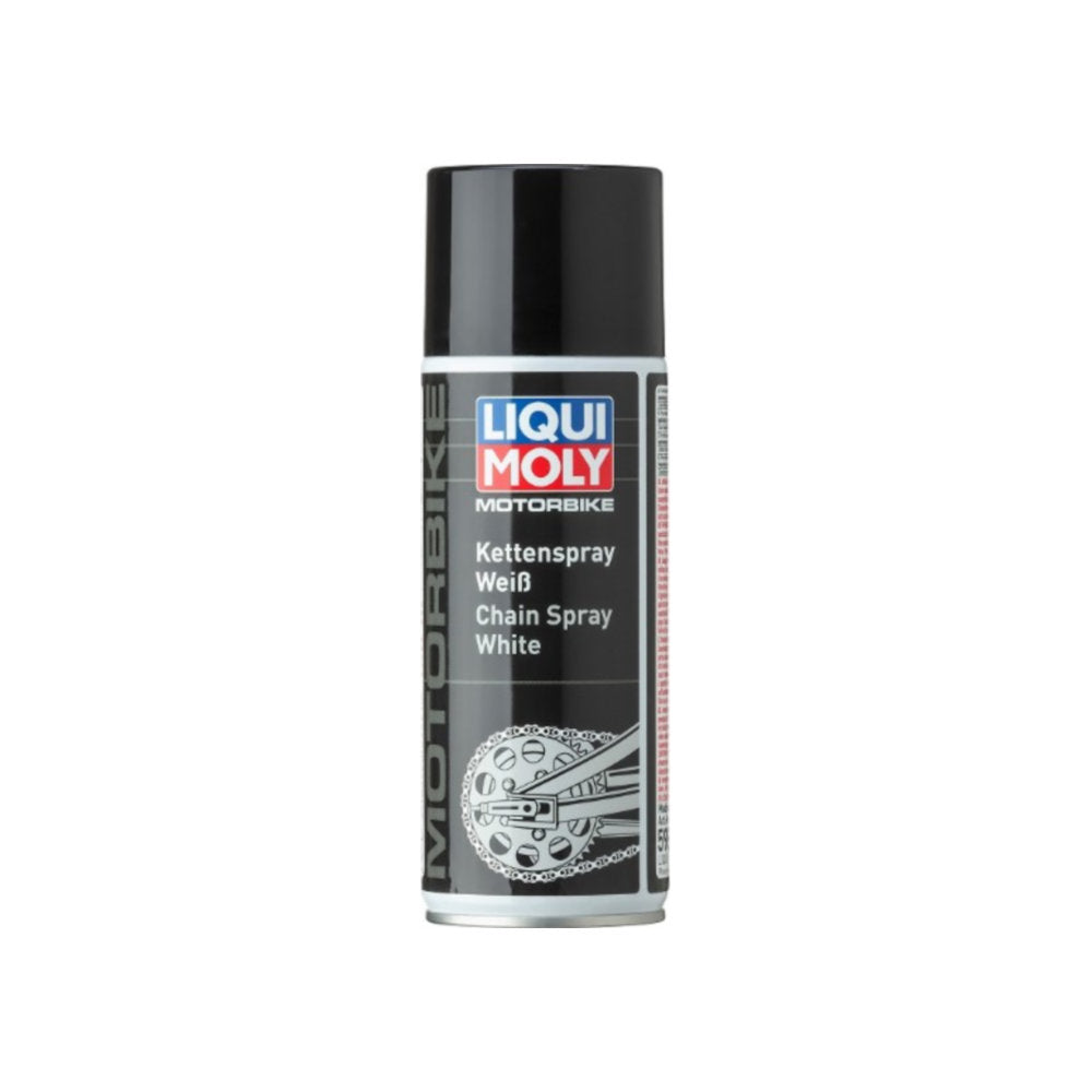 Spray catena LIQUI MOLY Motorbike Bianco - 100% sintetico - 400 ml cod. LM05981