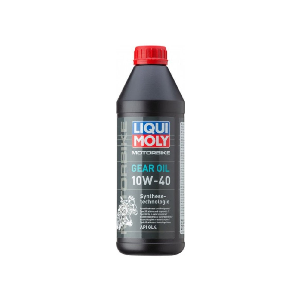 Olio cambio/frizione LIQUI MOLY Motorbike Gear Oil - 10W/40 - A base sintetica - 1 L cod. LM21753