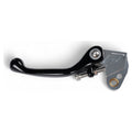 Leva frizione snodata forgiata nera per KAWASAKI, SUZUKI cod. LVS1327N