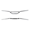 Manubrio ø 22mm in lega TRIAL - Finitura spazzolata e lucidata, colore alluminio cod. MA0030