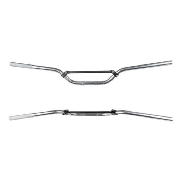 Manubrio ø 22mm in lega TRIAL - Finitura spazzolata e lucidata, colore alluminio cod. MA0030