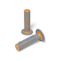 Manopole DOMINO off-road A020 - Grigio/arancione cod. MN1590